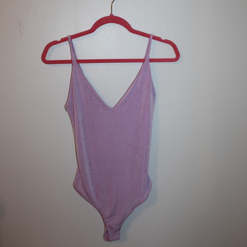 ZARA Strappy Purple Bodysuit